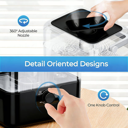 Dual-Nozzle Ultrasonic Humidifier